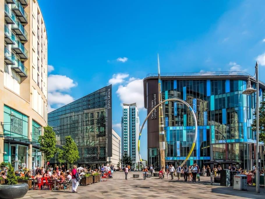 3 Bed Flat Near To Cardiff And Cardiff Bay Lejlighed Eksteriør billede